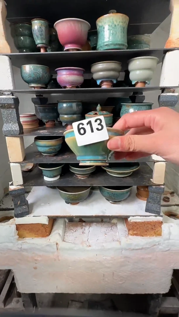 杯子钧瓷露*蘭山窑手作器物613全品
