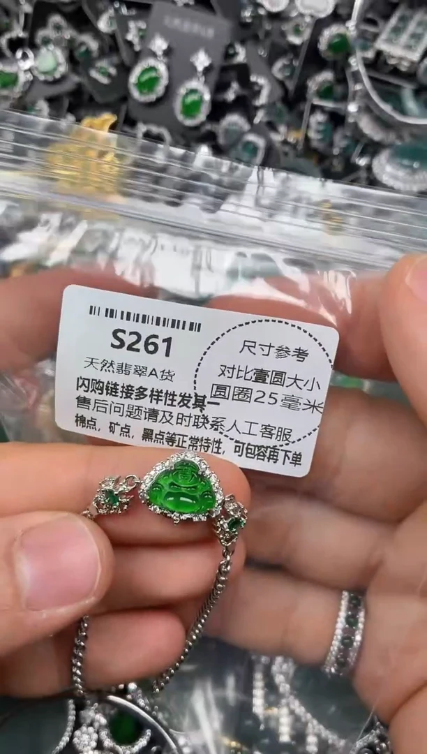 颈饰未镶嵌翡翠S261手链