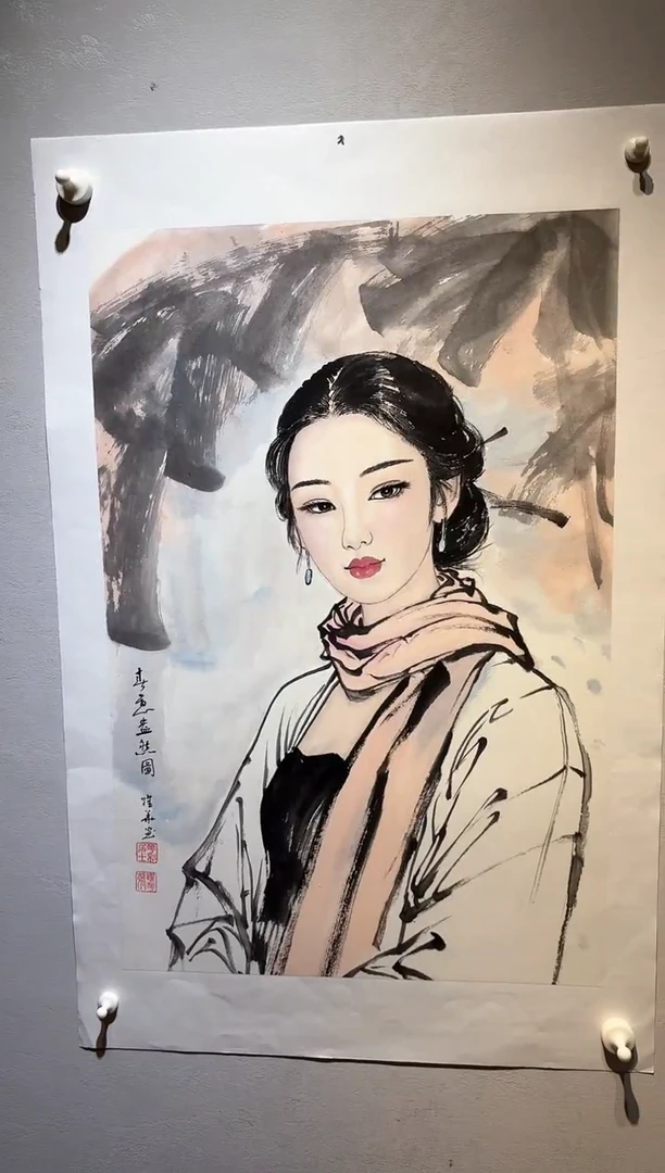 国画国画RW-1300308-张跃华央创美术馆精品定制备案作品