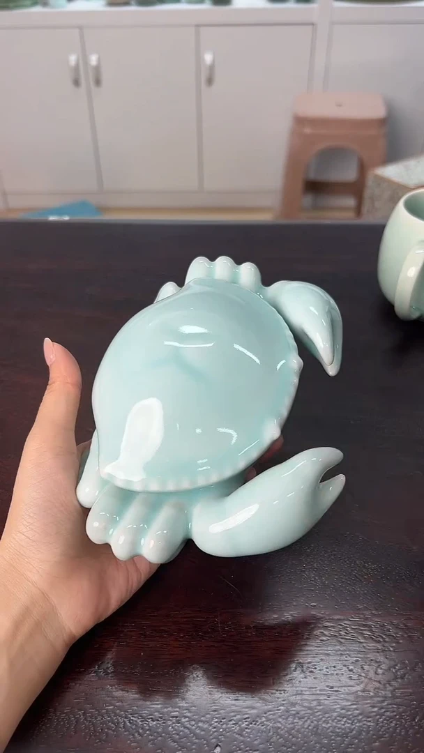 龙泉云间青瓷小米茶器