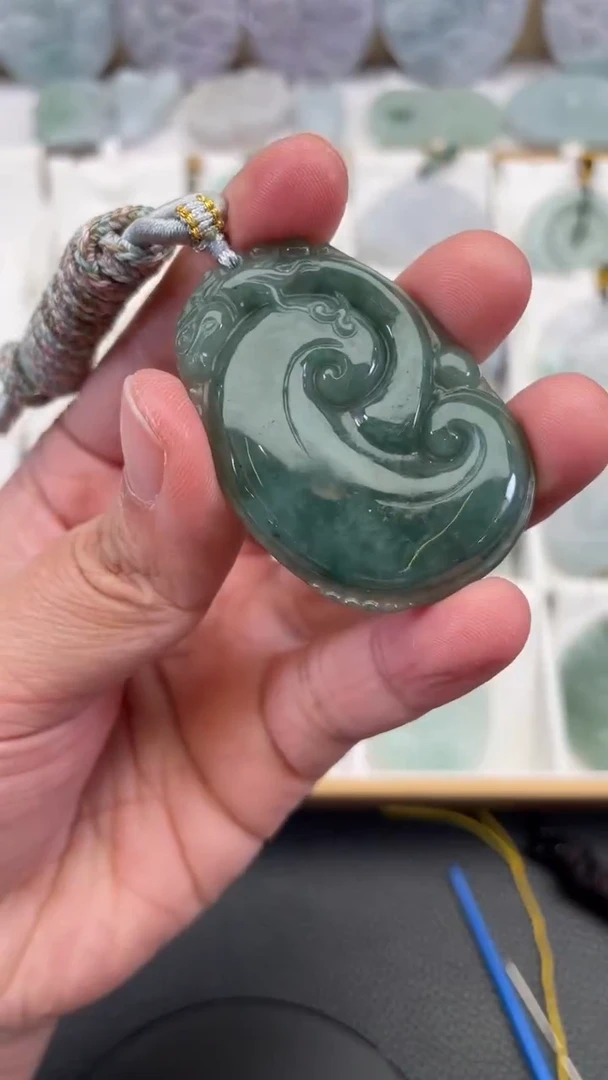 颈饰未镶嵌翡翠天然缅甸翡翠A货511