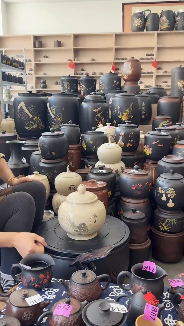 罐瑕疵茶叶罐  白泥   180