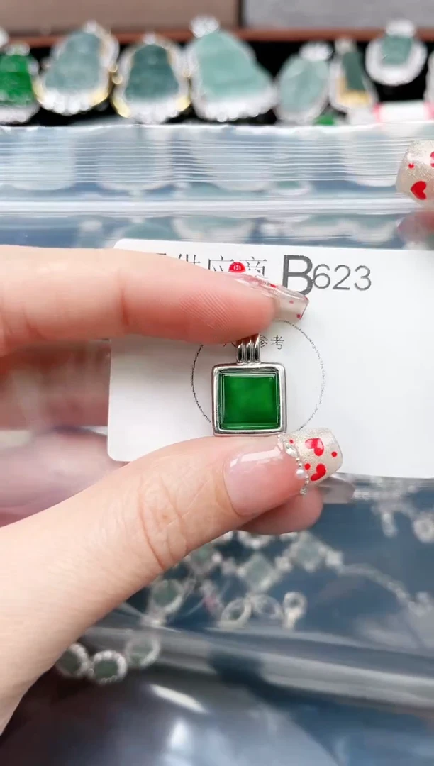 【闪购商品】翡翠颈饰未镶嵌623赠皮绳