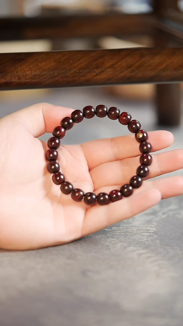 檀香紫檀（小叶紫檀）手串/手链琴料蓉款9*10mm老型单圈