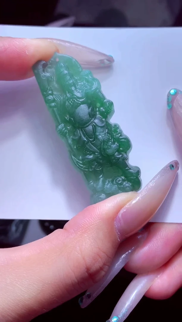 未镶嵌定制翡翠8**6天然缅甸翡翠A货毛货吊坠