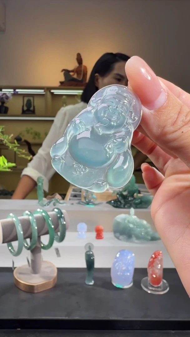 吊坠(不含链)未镶嵌翡翠财神