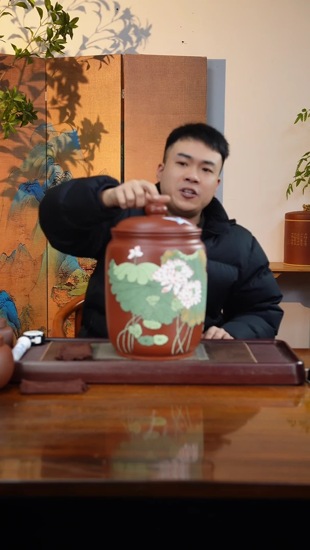 宜兴原矿紫砂茶叶罐