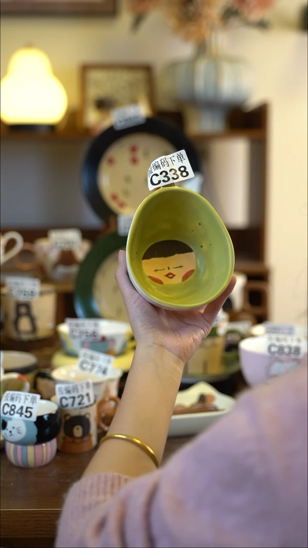 摆件陶C338 阿满屋手工手作陶瓷