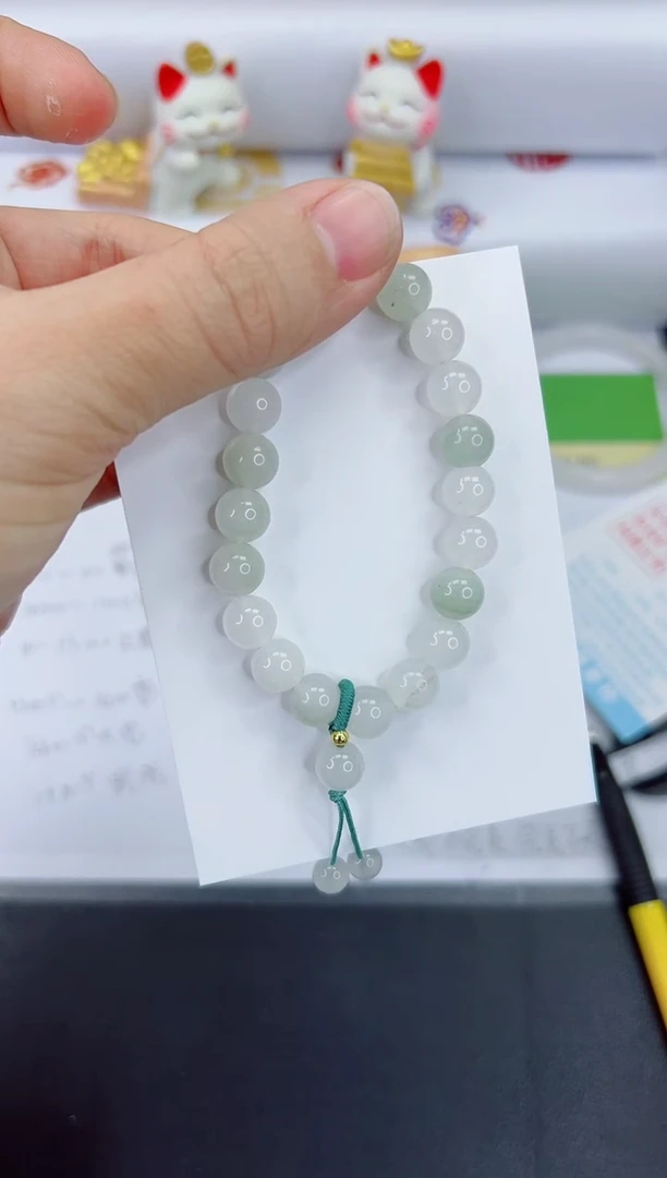 【闪购商品】石英质玉手镯未镶嵌999手串