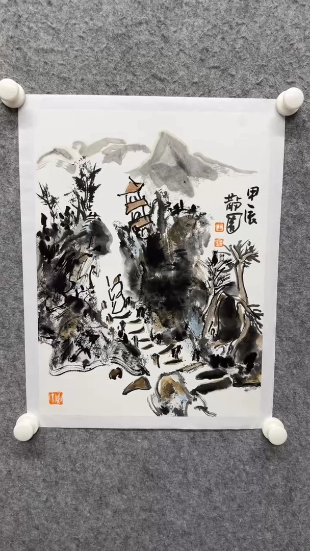 国画写意画花鸟画手绘