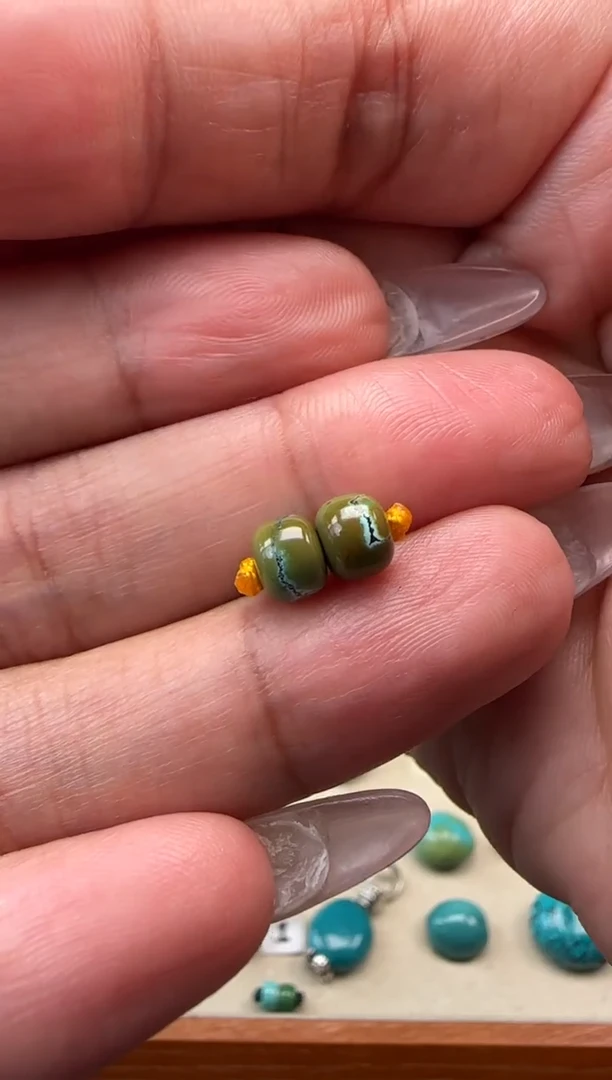 未镶嵌绿松石珠宝奇石绿松石