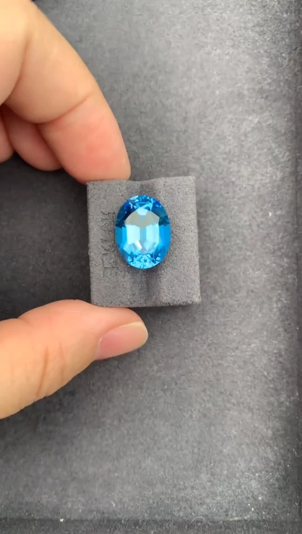 托帕石裸石12.3ct托帕石 定制 GE