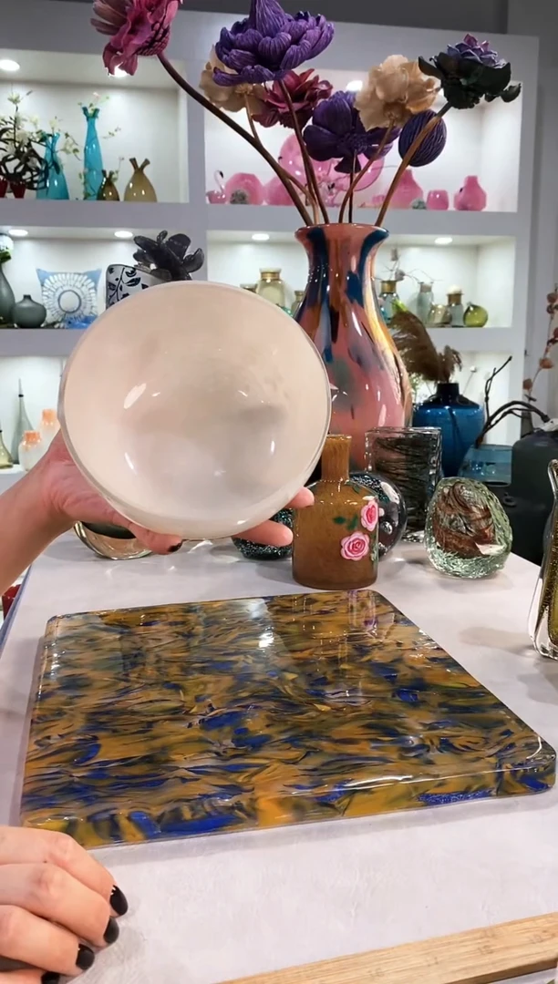 慕忆家手作琉璃花瓶