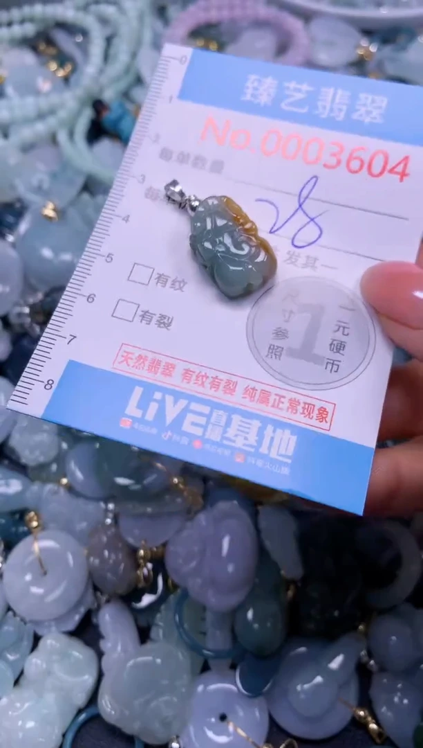 颈饰未镶嵌翡翠3604