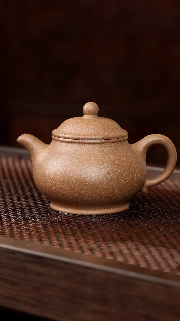 茶壶紫砂芝麻绿潘壶