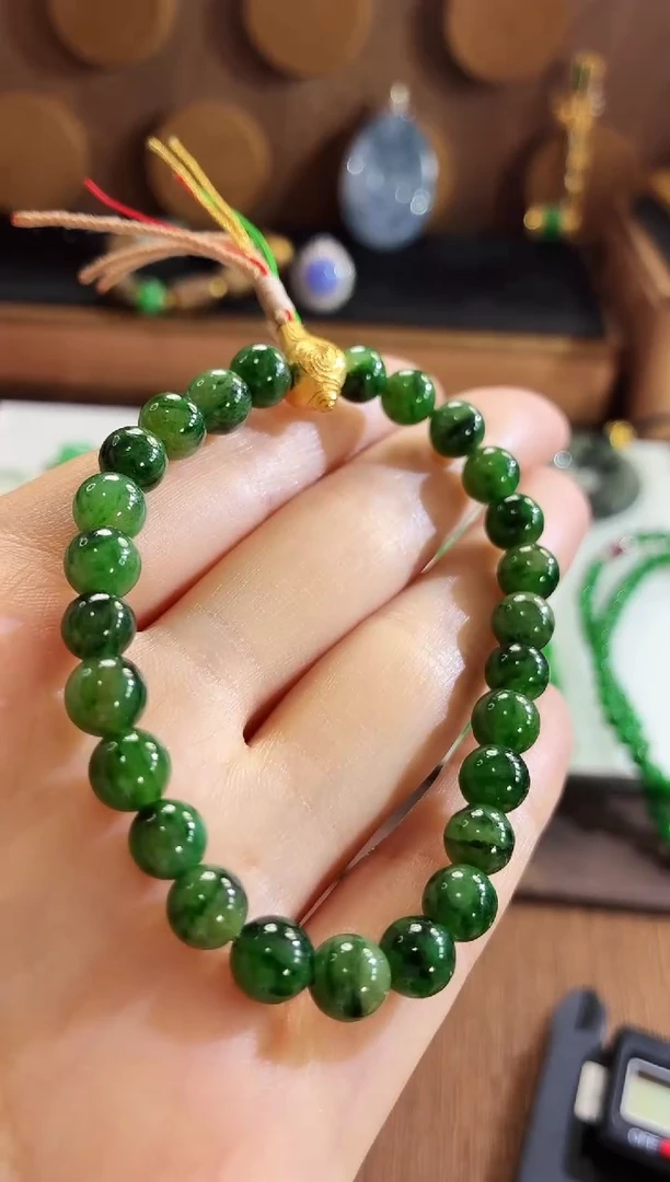 未镶嵌手串翡翠手饰