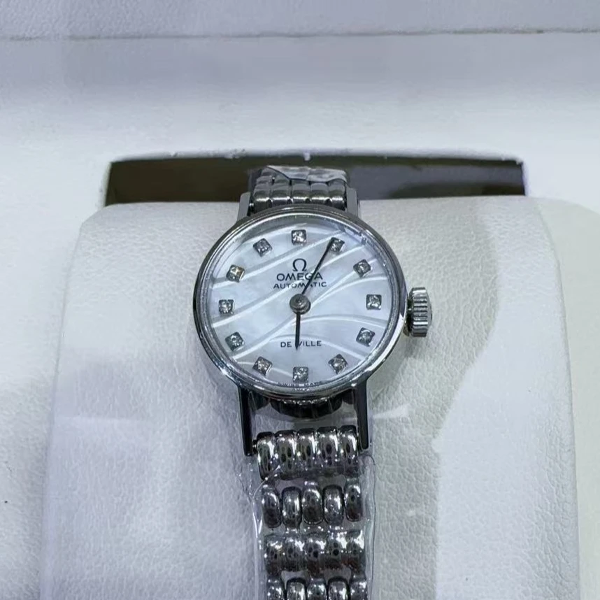 95新 Omega/欧米茄 95新 Omega 自动机械表后镶钻盘18/256104346