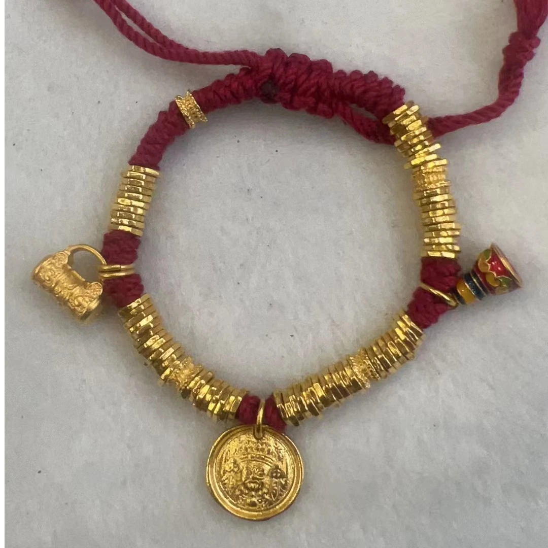 合成金属手链 张大奕定制联名款 黄财神平安锁手串（多样性发货）