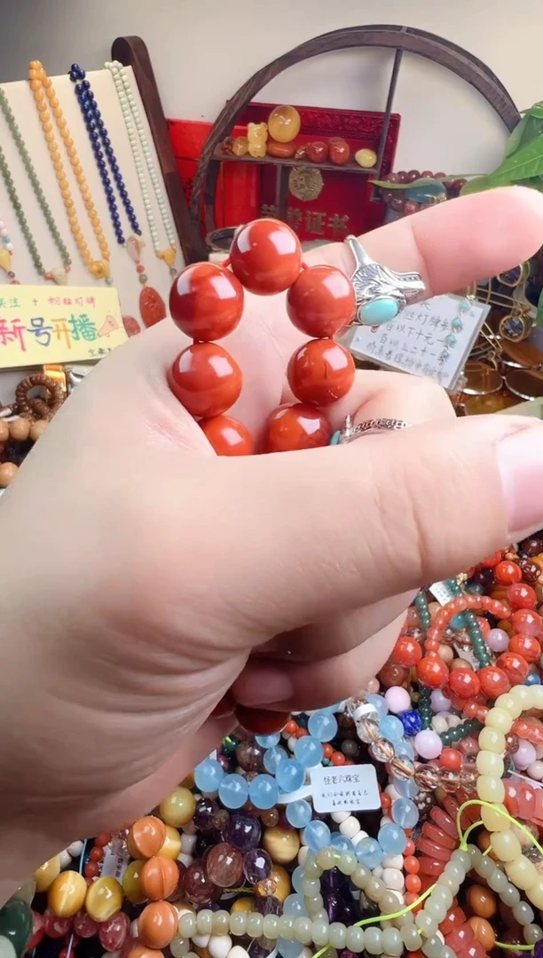 未镶嵌手链南红玛瑙自*、一物一件）000323