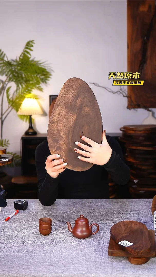 木北美黑胡桃原木.干裂疤结不属于商品质量问题完美主义者慎拍