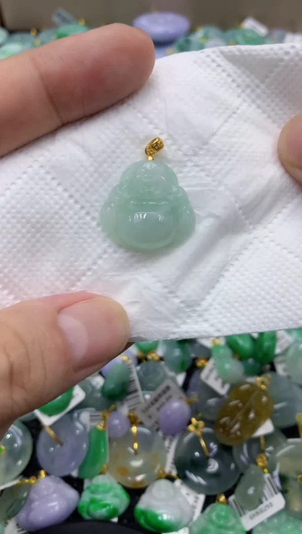 颈饰未镶嵌翡翠天然缅甸翡翠A货