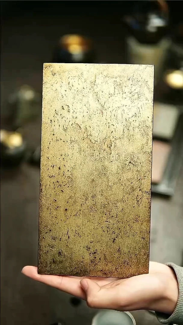 【闪购商品】瘦马木胎大漆茶盘23*12