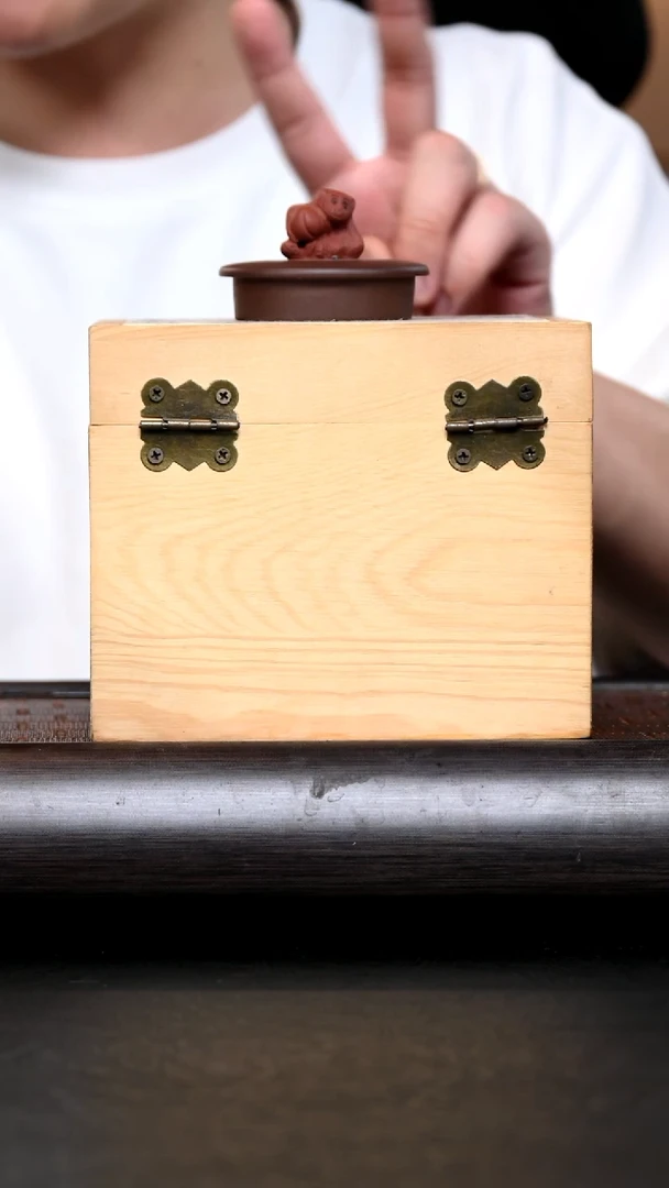 茶杯紫砂信任盒6 全手双色 XWQ8418