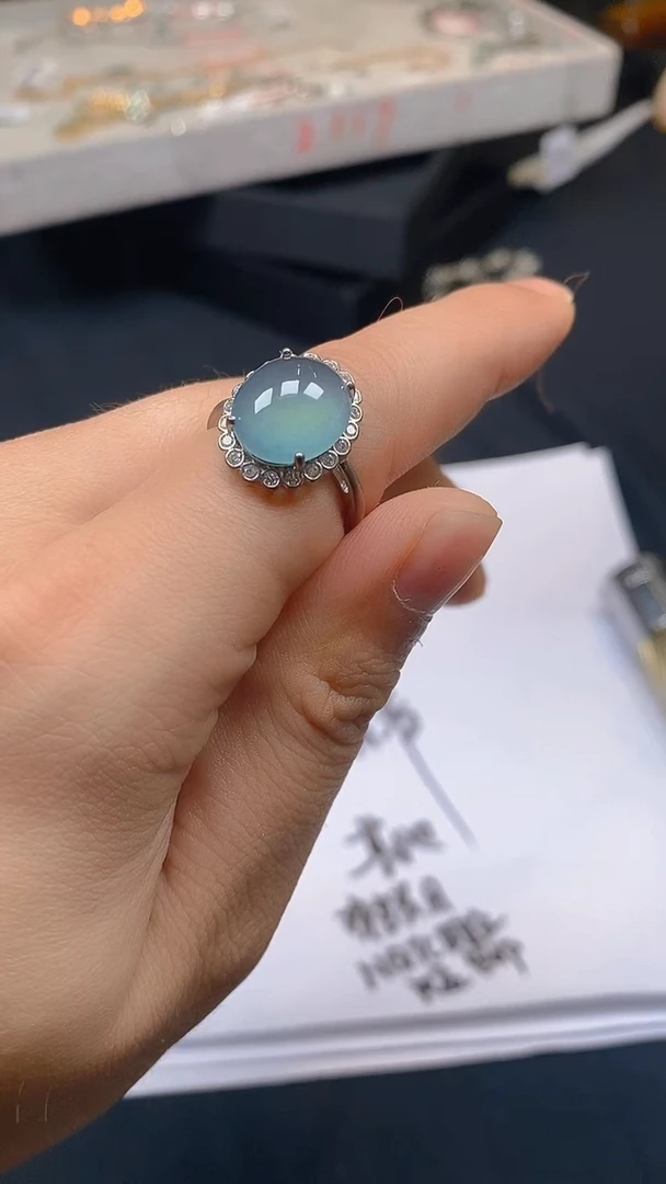 【闪购商品】翡翠戒指未镶嵌天然A货玉石随机多样性发货