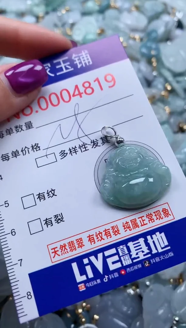 颈饰未镶嵌翡翠4819