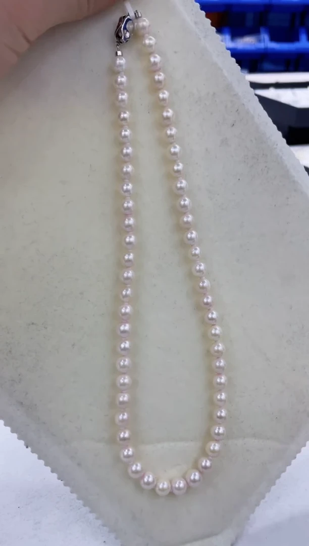 颈饰银S925镶嵌海水珍珠