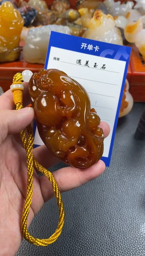 【闪购商品】玛瑙/玉髓手把未镶嵌1