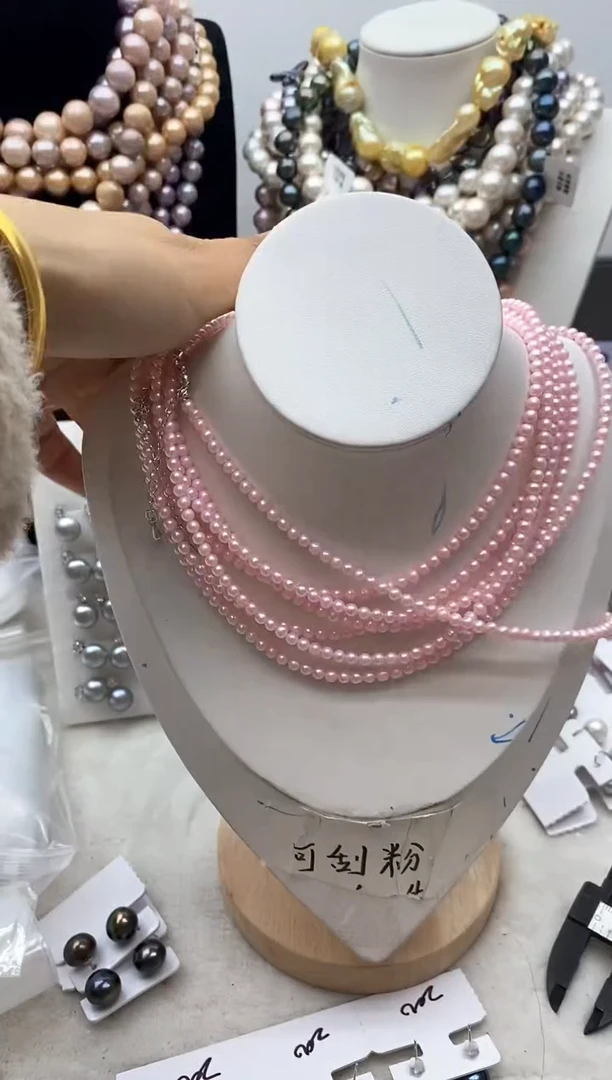 【闪购商品】淡水珍珠颈饰钛钢61