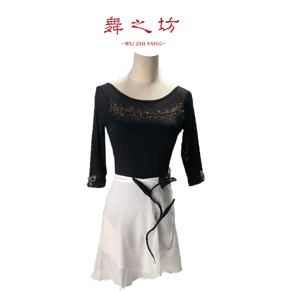 舞之坊黑色钻舞流光套装