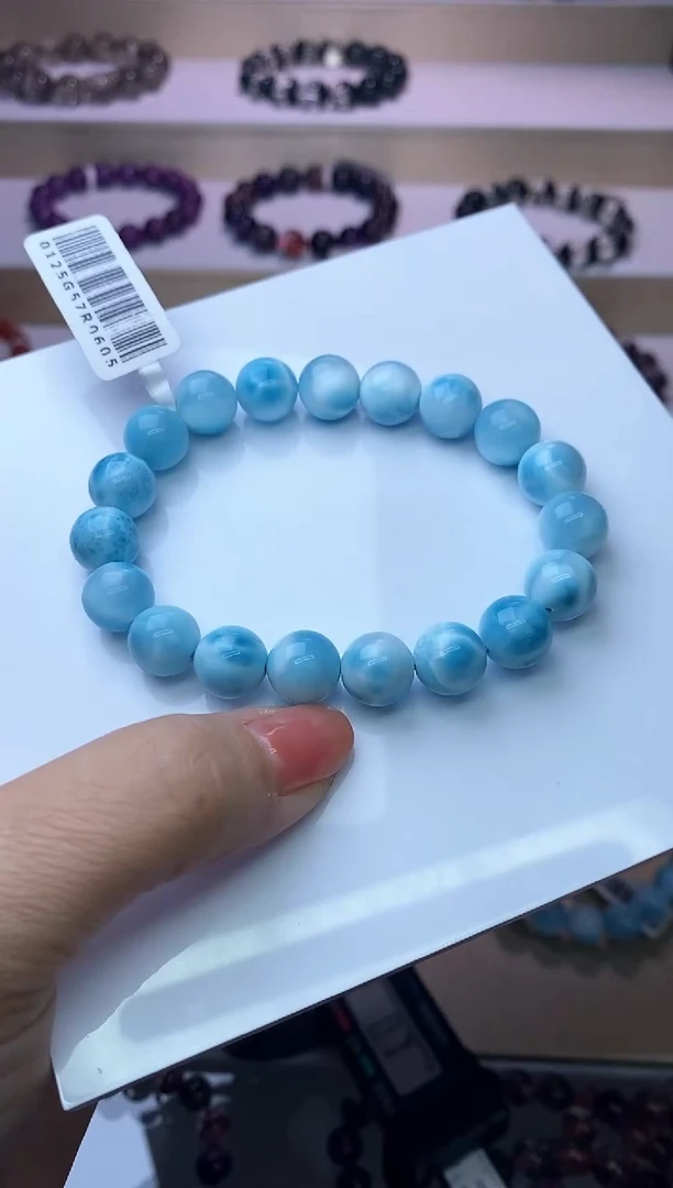 【闪购商品】针钠钙石（海纹石）手链未镶嵌海纹石10m+