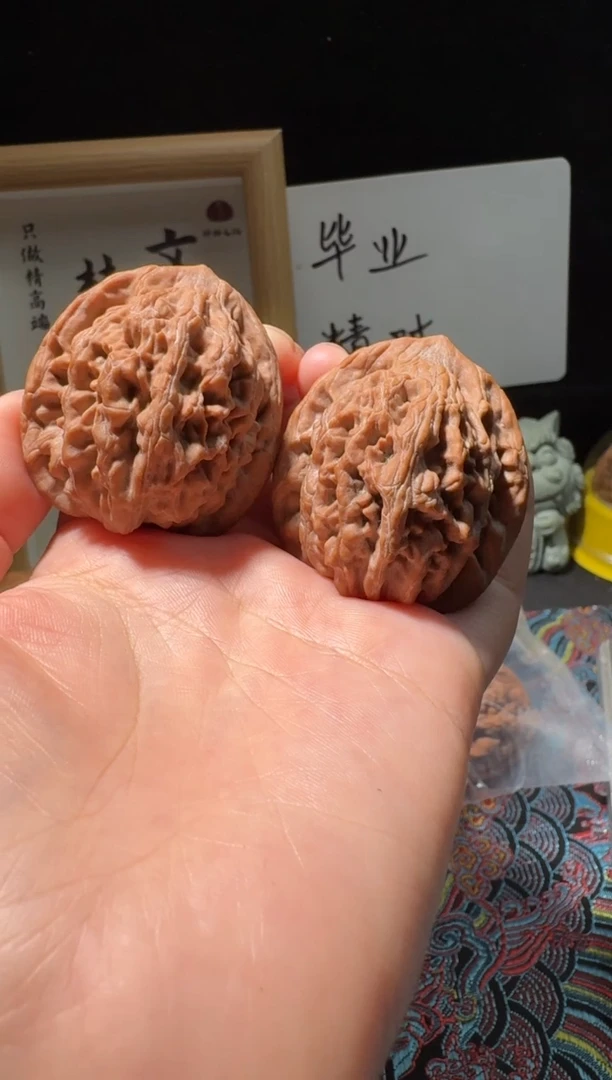 把件文玩核桃40汉高山虎头