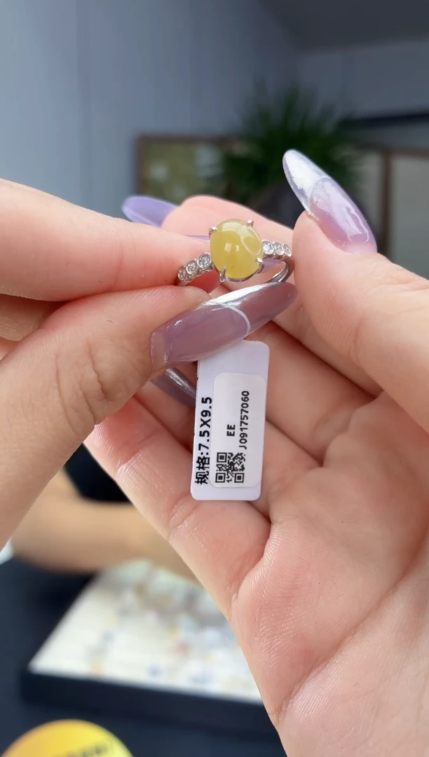 银S925镶嵌戒指翡翠1111