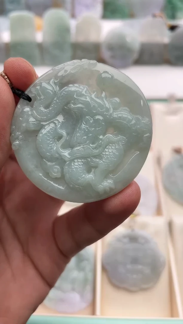 【闪购商品】翡翠颈饰未镶嵌..../3/6/ 125