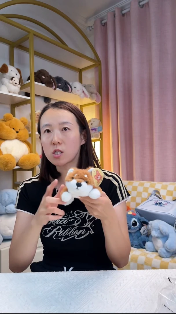 毛绒趴趴柴犬公仔