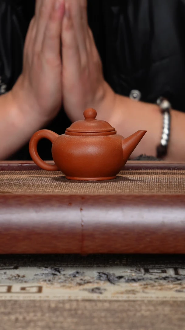 【闪购商品】紫砂茶壶微瑕水平朱泥