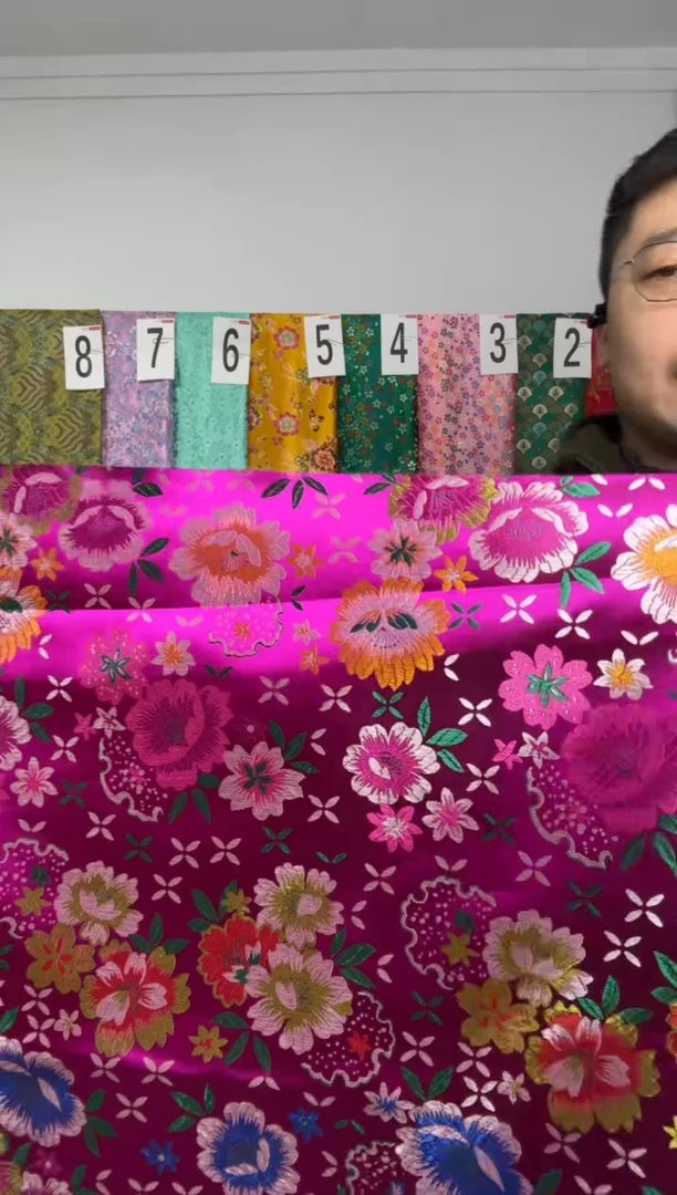 混纺织锦缎长度 60