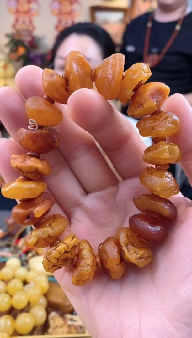【闪购商品】琥珀手串未镶嵌手串