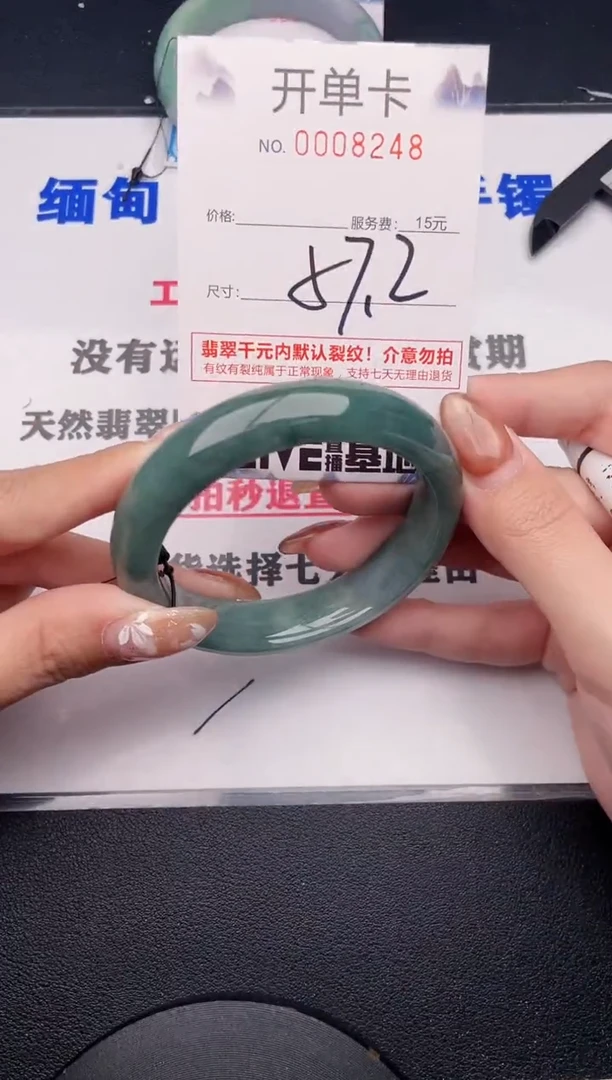 未镶嵌手镯翡翠48