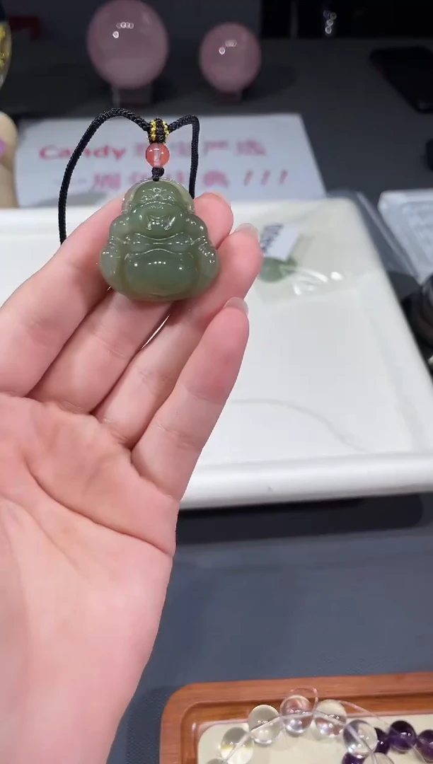 未镶嵌手链和田玉A401和田玉吊坠+绳子