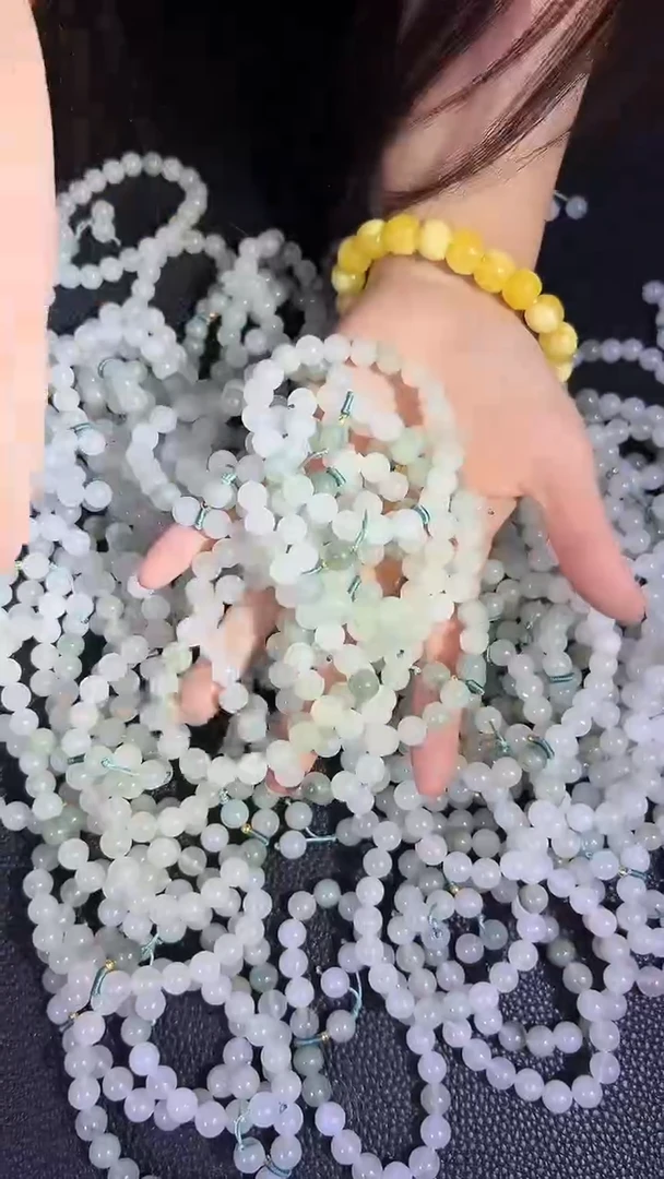 石英岩玉手串未镶嵌003