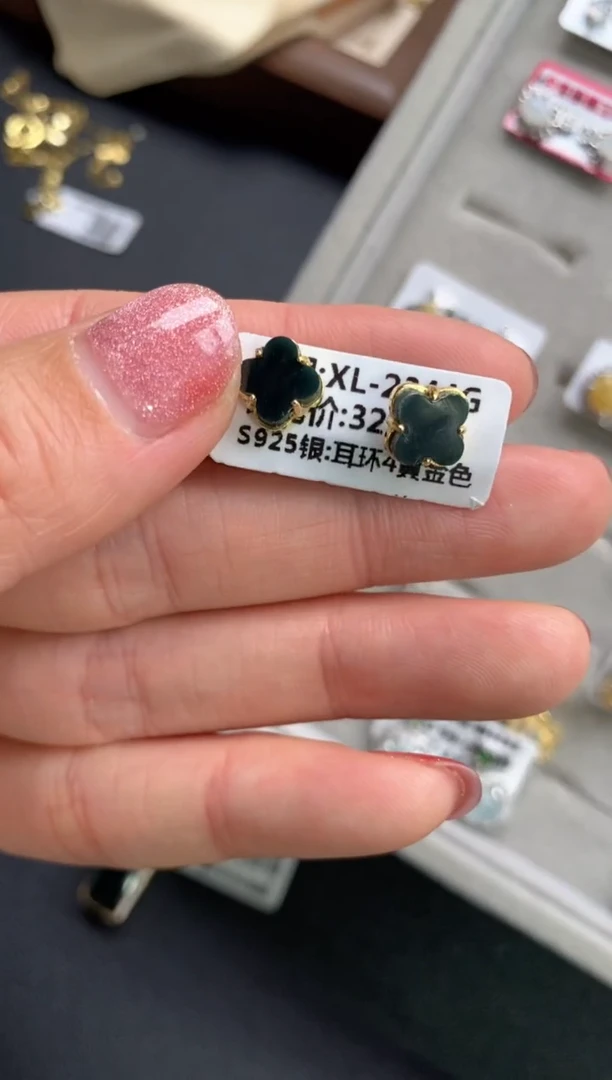 【闪购商品】翡翠戒指银S925镶嵌22222222    7