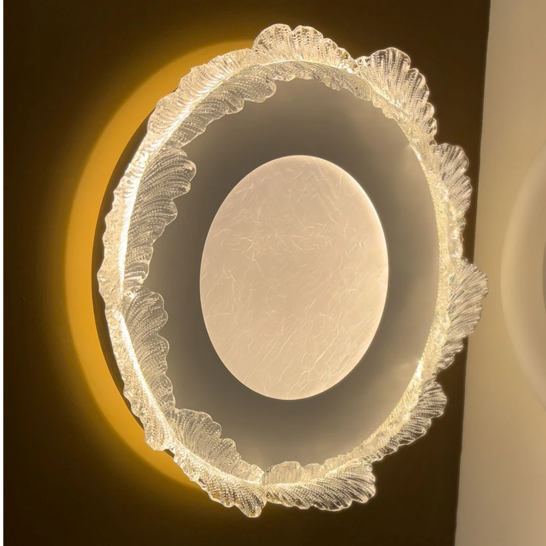 珍美 高档吸顶灯新款卧室灯花瓣亚克力全光谱护眼别墅家用房间灯