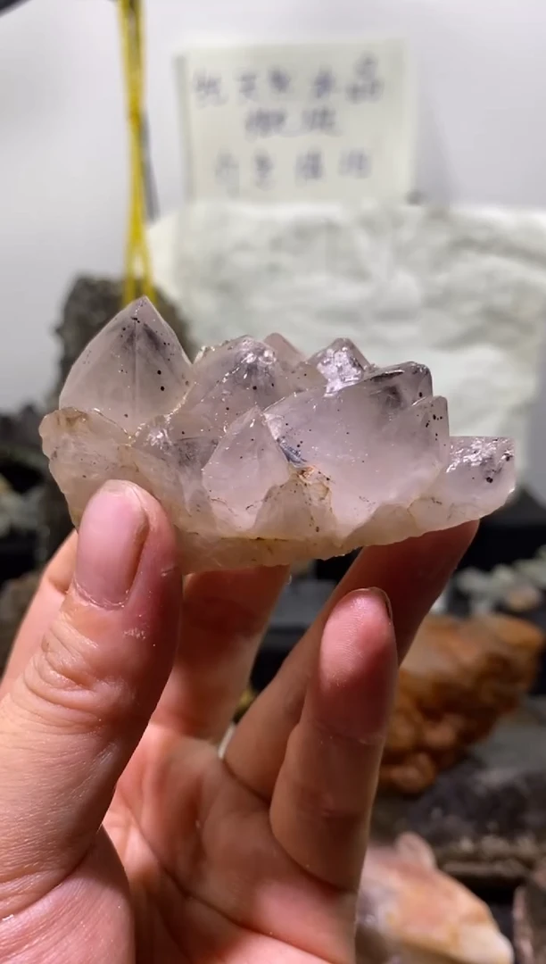 水晶珠宝半成品未镶嵌63号超七花园