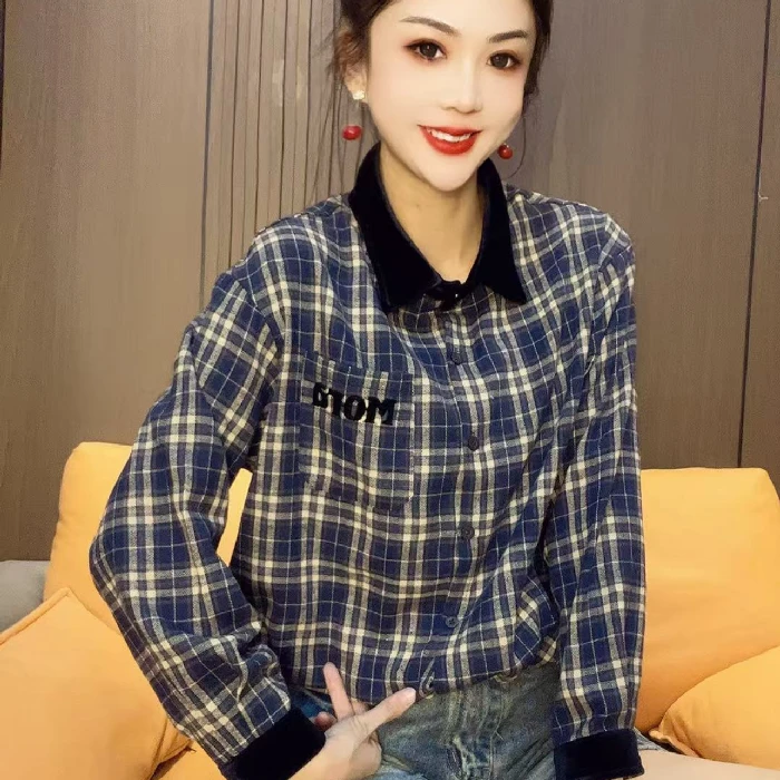 582#洋气时尚格衬衫