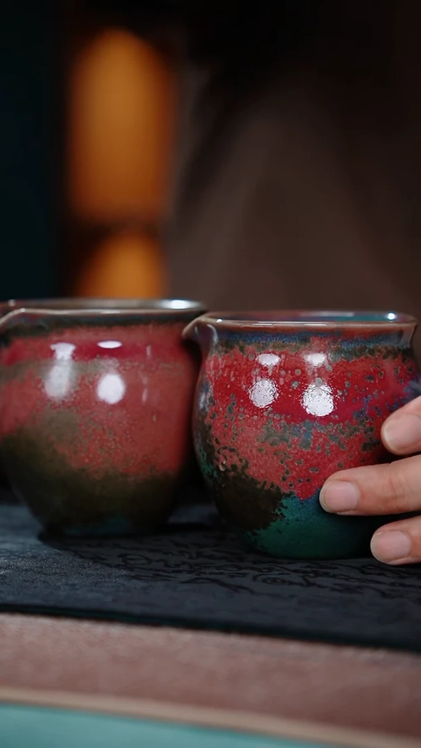 89-2大肚公道（炉钧釉 窑变随机）