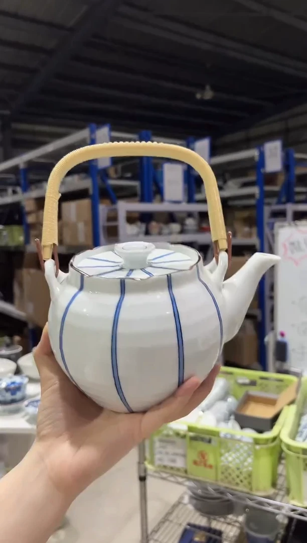 瓷一珍十草6号茶壶微瑕